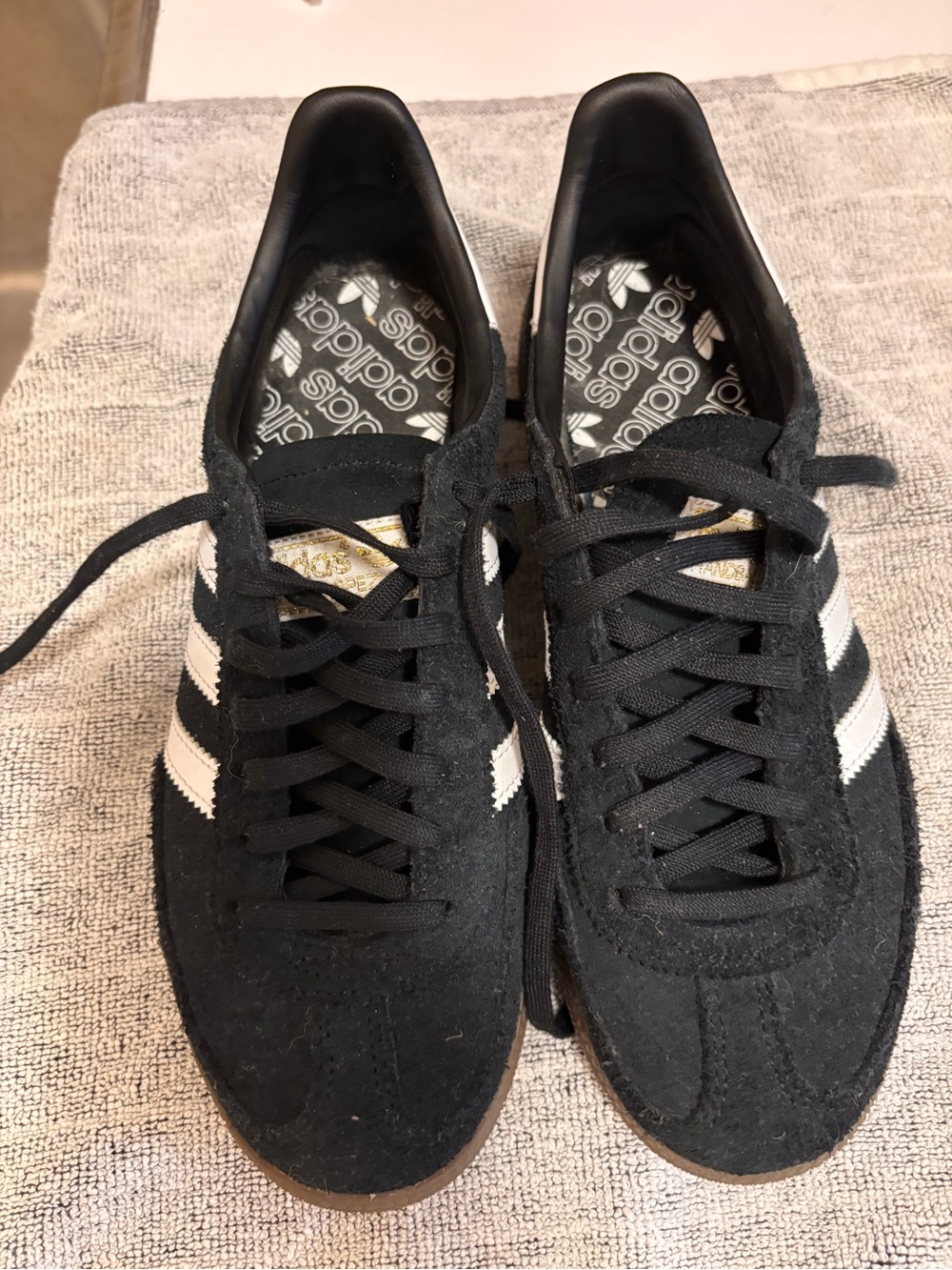 adidas Black and White Women's Classic Suede Sneakers